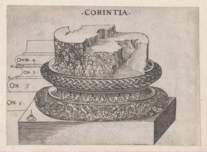 Lustro rzymskiej świetności: podstawa koryncka, ca. 1537, ok. 1537 1537 autorstwa Master GA