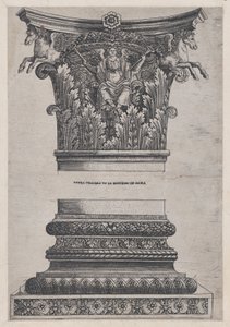 Lustro rzymskiej świetności: stolica Pegaza ze Świątyni Marsa Mściciela i grud..., ca. 1537