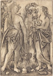 Mars i Wenus (Merkury i Wenus?) autorstwa Master H.L.