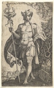 Merkury z Bogów, którzy przewodniczą planetom, 1528.