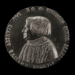 Václav Payer Wenceslaus Beyer, 1488-1537, Lekarz Państwowy Czeski [awers], 1526. autorstwa Master M.P.