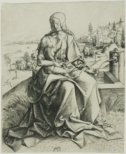Madonna przy fontannie autorstwa Master MZ