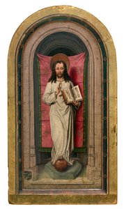 Przed Chrystusem Salwadorem autorstwa Master of 1499