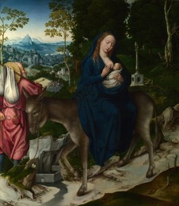 Ucieczka do Egiptu. Panel z Ołtarza, ok. 1515