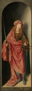 Święty Walerian, ok. 1490 (olej na panelu) autorstwa Master of Brunswick