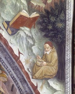 Włochy, region Piemont, prowincja Alessandria, fresk w kaplicy w bazylice Santa Maria Assunta
