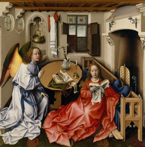 Tryptyk Zwiastowania (Ołtarz Merode), ok. 1427-32 (olej na dębie)