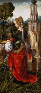 Barbara autorstwa Master of Frankfurt