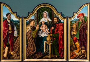 Pokłon Trzech Króli, ok. 1510 (tempera i olej na drewnie (dąb))
