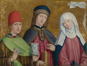 Świętych Kosmy i Damiana oraz Dziewicy Ołtarz Zmartwychwstania 1470-1480
