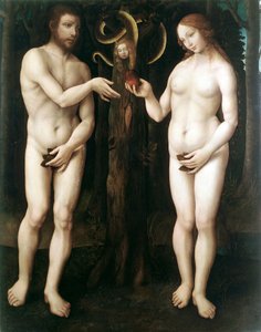 „Adam i Ewa” „Kuszenie Adama”, ok. 1520 autorstwa Master of Lucretia