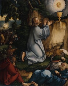 Niemiecki: Chrystus na Górze Oliwnej Chrystus na Górze Oliwnej i pojmanie Chrystusa autorstwa Master of Messkirch