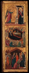 Święci i Sceny z Życia Marii, ca. 1320. autorstwa Master of Monte Oliveto