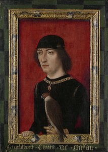 Portret Engelberta II, hrabiego Nassau autorstwa Master of Portraits of Princes