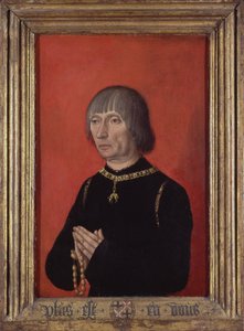 Portret Lodewijka van Gruuthuuse, ok. 1472-82 (olej na desce) autorstwa Master of Portraits of Princes