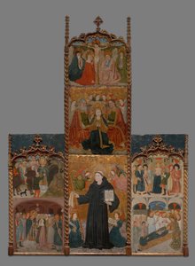 Retabulacja świętych Atanazego, Błażeja i Agaty, 144045. autorstwa Master of Riglos