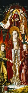 Wniebowzięcie Magdaleny; i Zwiastowanie autorstwa Master of Santa Maria de la