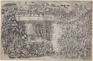 Bitwa pod Fornovo autorstwa Master of the Battle of Fornovo