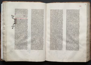 Mszał Gotha: Fol. 46v, Tekst, c. 1375. autorstwa Master of the Boqueteaux