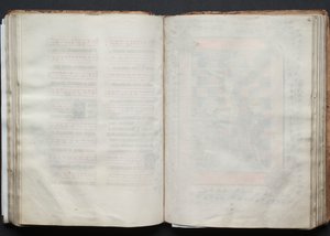 Mszał Gotha: Fol. 63r, Tekst, c. 1375. autorstwa Master of the Boqueteaux
