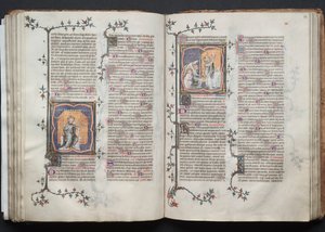 Mszał Gotha: Fol. 82v, Trójca, c. 1375.