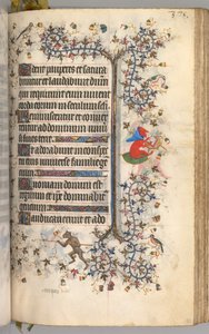 Godziny Karola Szlachetnego, króla Nawarry 1361-1425: fol. 183r, Tekst, c. 1405.