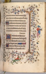Godziny Karola Szlachetnego, króla Nawarry 1361-1425: fol. 228r, Tekst, ok. n.e. 1405. autorstwa Master of the Brussels Initials and Associates
