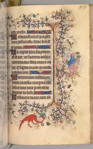 Godziny Karola Szlachetnego, króla Nawarry 1361-1425: fol. 231r, Tekst, c. 1405. autorstwa Master of the Brussels Initials and Associates