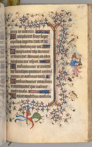 Godziny Karola Szlachetnego, króla Nawarry 1361-1425: fol. 232r, Tekst, c. 1405.