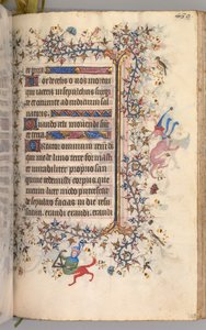 Godziny Karola Szlachetnego, króla Nawarry 1361-1425: fol. 239r, Tekst, c. 1405. autorstwa Master of the Brussels Initials and Associates