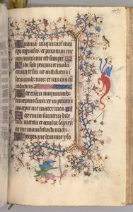 Godziny Karola Szlachetnego, króla Nawarry 1361-1425: fol. 240r, Tekst, ok. 1405. autorstwa Master of the Brussels Initials and Associates