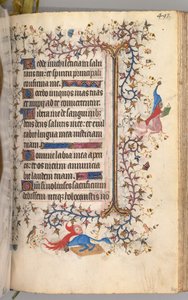 Godziny Karola Szlachetnego, króla Nawarry 1361-1425: fol. 241r, Tekst, c. 1405. autorstwa Master of the Brussels Initials and Associates