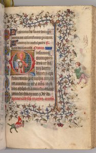 Godziny Karola Szlachetnego, króla Nawarry 1361-1425: fol. 267r, św. 1405. autorstwa Master of the Brussels Initials and Associates