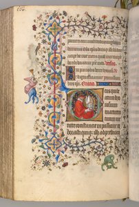 Godziny Karola Szlachetnego, króla Nawarry 1361-1425, fol. 276v, św. 1405. autorstwa Master of the Brussels Initials and Associates