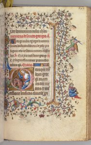 Godziny Karola Szlachetnego, króla Nawarry 1361-1425, fol. 278r, św. 1405. autorstwa Master of the Brussels Initials and Associates