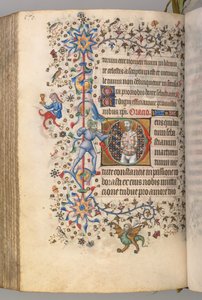 Godziny Karola Szlachetnego, króla Nawarry 1361-1425, fol. 279v, św. 1405. autorstwa Master of the Brussels Initials and Associates