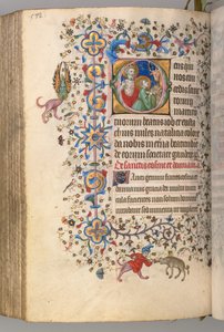 Godziny Karola Szlachetnego, króla Nawarry 1361-1425, fol. 280v, SS. Hioba i Eustachego, ok. 1930 1405.