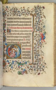 Godziny Karola Szlachetnego, króla Nawarry 1361-1425, fol. 282r, św. 1405. autorstwa Master of the Brussels Initials and Associates