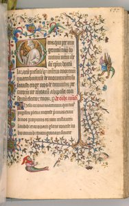 Godziny Karola Szlachetnego, króla Nawarry 1361-1425, fol. 283r, Św. 1405. autorstwa Master of the Brussels Initials and Associates