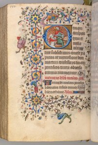 Godziny Karola Szlachetnego, króla Nawarry 1361-1425, fol. 285v, św. 1405.