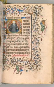Godziny Karola Szlachetnego, króla Nawarry 1361-1425, fol. 288r, św. 1405. autorstwa Master of the Brussels Initials and Associates