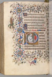 Godziny Karola Szlachetnego, króla Nawarry 1361-1425, fol. 288v, św. 1405. autorstwa Master of the Brussels Initials and Associates