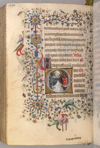 Godziny Karola Szlachetnego, króla Nawarry 1361-1425, fol. 290v, św. 1405. autorstwa Master of the Brussels Initials and Associates