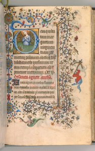 Godziny Karola Szlachetnego, króla Nawarry 1361-1425, fol. 299a, św. 1405. autorstwa Master of the Brussels Initials and Associates