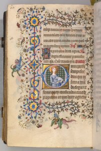 Godziny Karola Szlachetnego, króla Nawarry 1361-1425, fol. 299v, św. 1405. autorstwa Master of the Brussels Initials and Associates