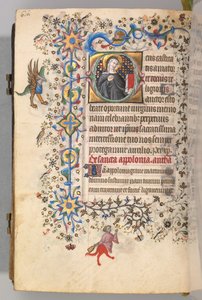 Godziny Karola Szlachetnego, króla Nawarry 1361-1425, fol. 302v, św. 1405. autorstwa Master of the Brussels Initials and Associates