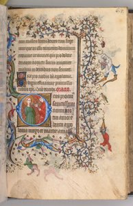 Godziny Karola Szlachetnego, króla Nawarry 1361-1425, fol. 303r, św. 1405. autorstwa Master of the Brussels Initials and Associates