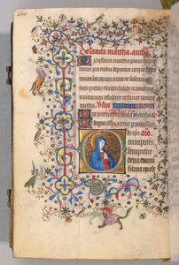 Godziny Karola Szlachetnego, króla Nawarry 1361-1425, fol. 304v, św. 1405. autorstwa Master of the Brussels Initials and Associates