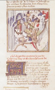 Ms 622 fol.9v Cadmus, założyciel Teb, z „Des Hommes Illustres”, c.1460 autorstwa Master of the Champion des Dames