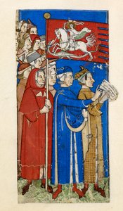 Cocharelli, Traktat o wadach i cnotach, Add MS 27695, f.10r, c.1330-40 (pigment na pergaminie)